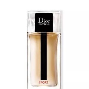 DIOR HOMME SPORT
EDT fresh, woody and spicy notes. 4.25 oz. New, no box.